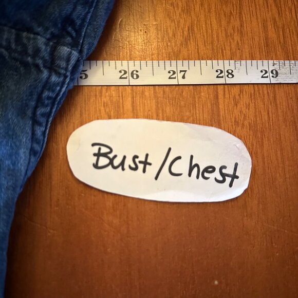 Banana Republic Mens XL Blue Denim Button-Up Long-Sleeve Shirt Made In India - Picture 4 of 5